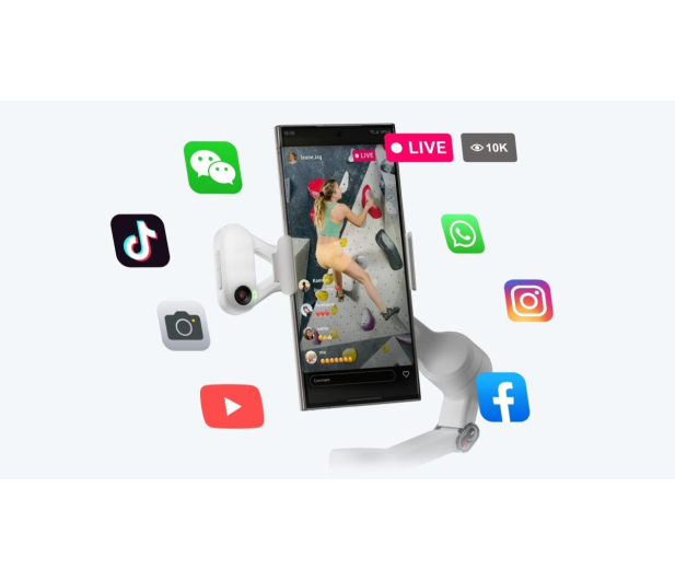 Insta360 Flow 2 AI Tracker Bundle (szary) - 1355881 - zdjęcie 7